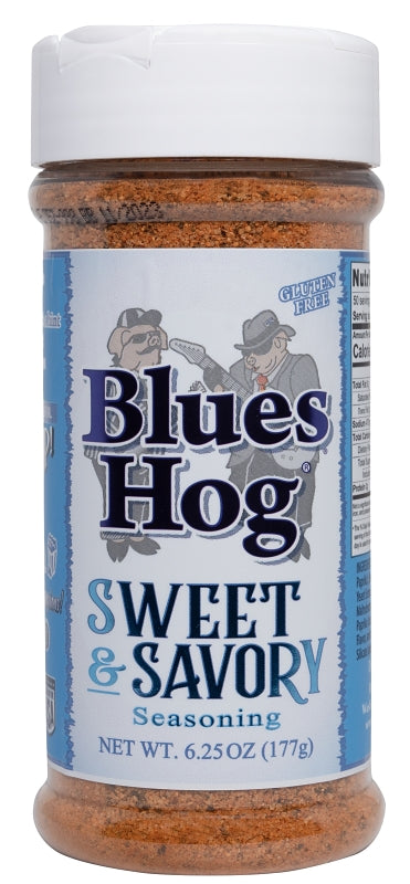 BLUES HOG Blues Hog CP90802 Sweet and Savory Seasoning, Savory, Sweet, 6.25 oz OUTDOOR LIVING & POWER EQUIPMENT BLUES HOG