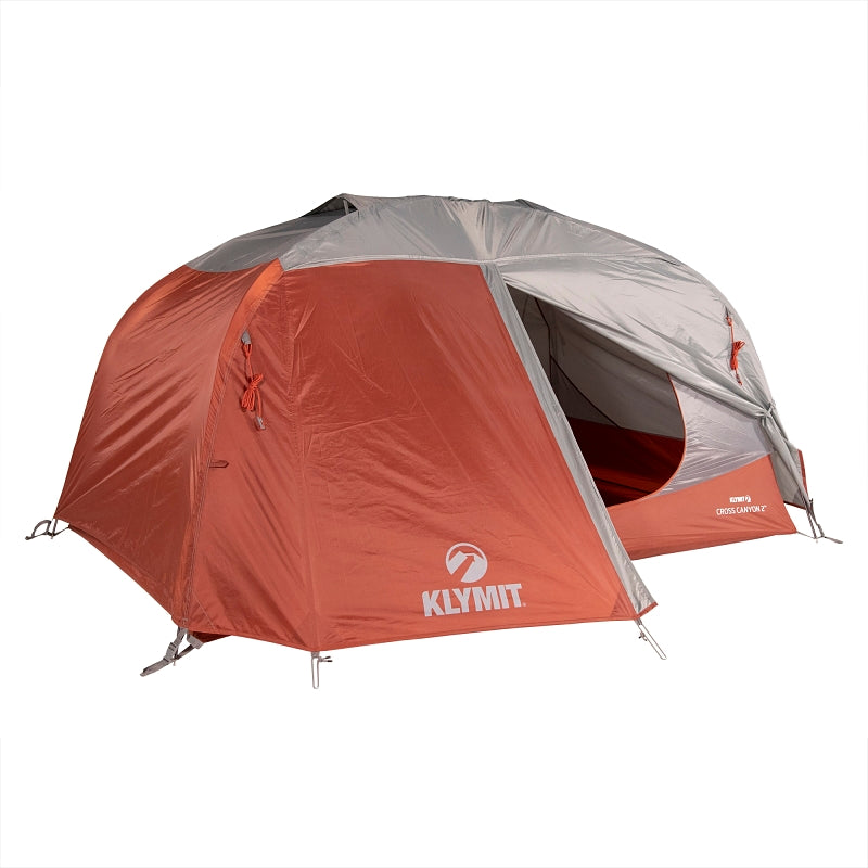 KLYMIT Klymit Cross Canyon 09C2RD01B Camping Tent, 2 Person, 2 -Door, 40D Polyester Mesh/68D Polyester Taffeta/75D Polyester APPLIANCES & ELECTRONICS KLYMIT