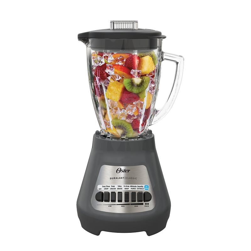 SUNBEAM RIVAL Oster Classic Series BLSTMEGG00000 Blender, 48 oz Bowl, 700 W, 8-Speed, Glass, Gray, Plastic Bowl APPLIANCES & ELECTRONICS SUNBEAM RIVAL
