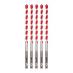 MILWAUKEE Milwaukee SHOCKWAVE 48-20-9162 Drill Bit, 1/4 in Dia, 6 in OAL, Precision Ground, Wide Flute, 1/4 in Dia Shank