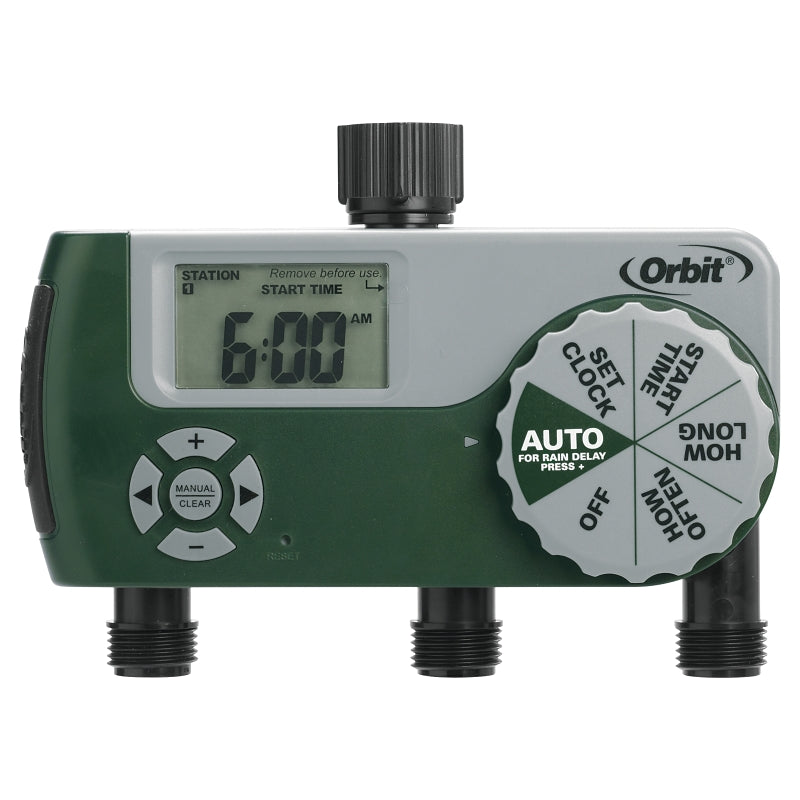 ORBIT IRRIGATION PRODUCTS Orbit 56082 Digital Timer, 1 to 240 min, 100 psi Pressure, 165 gph