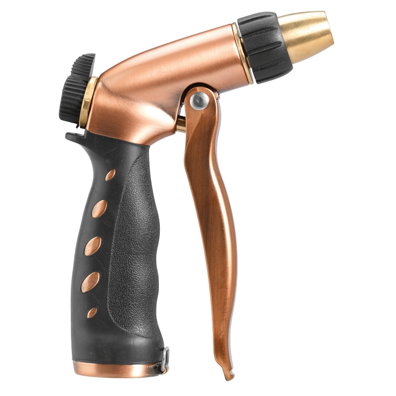 ORBIT IRRIGATION PRODUCTS Orbit 56883D Front Trigger Adjustable Nozzle, Brass, Black, Copper