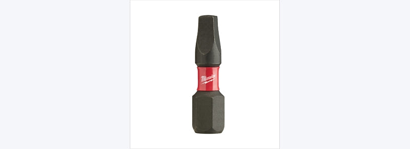 MILWAUKEE Milwaukee Shockwave Impact Duty 48-32-4723 Insert Bit, #3 Drive, Square Drive, 1 in L, Alloy Steel TOOLS MILWAUKEE