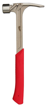 MILWAUKEE Milwaukee 48-22-9029 Framing Hammer, 28 oz Head, Anti-Ring Claw, Milled Face Head, Steel Head, 16.2 in OAL TOOLS MILWAUKEE