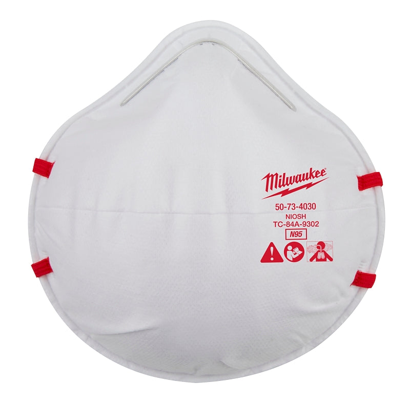 MILWAUKEE RESPIRATOR N95 UNVALVED CLOTHING, FOOTWEAR & SAFETY GEAR MILWAUKEE