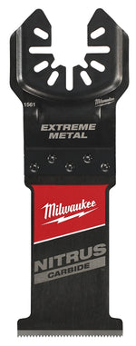MILWAUKEE Milwaukee NITRUS CARBIDE Series 49-25-1561 Oscillating Multi-Tool Blade, Carbide, 1-3/8 in D Cutting, 1/PK TOOLS MILWAUKEE