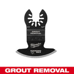 MILWAUKEE Milwaukee 49-25-2272 Grout Removal Multi-Tool Blade, Diamond Grit TOOLS MILWAUKEE