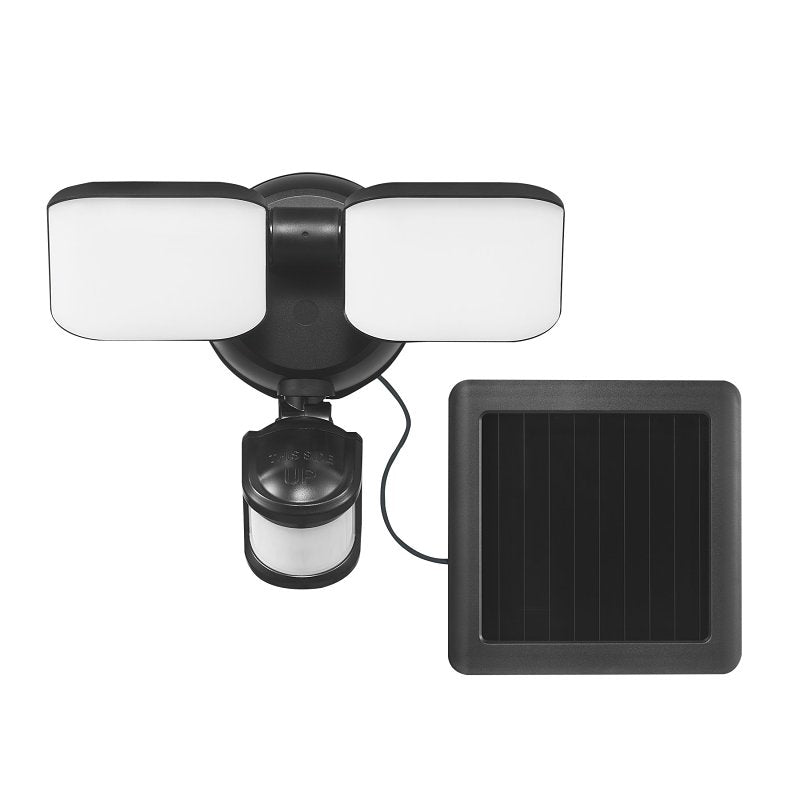 GLOBE ELECTRIC globe 17000211 Security Light, LED Lamp, Daylight, 1100 Lumens, 4000 K Color Temp, Black Fixture ELECTRICAL GLOBE ELECTRIC