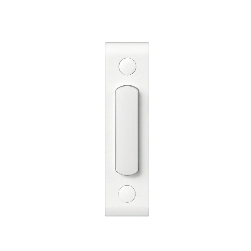 HEATH-ZENITH Heath Zenith 18000144 Doorbell Pushbutton, Wired, Metal, White