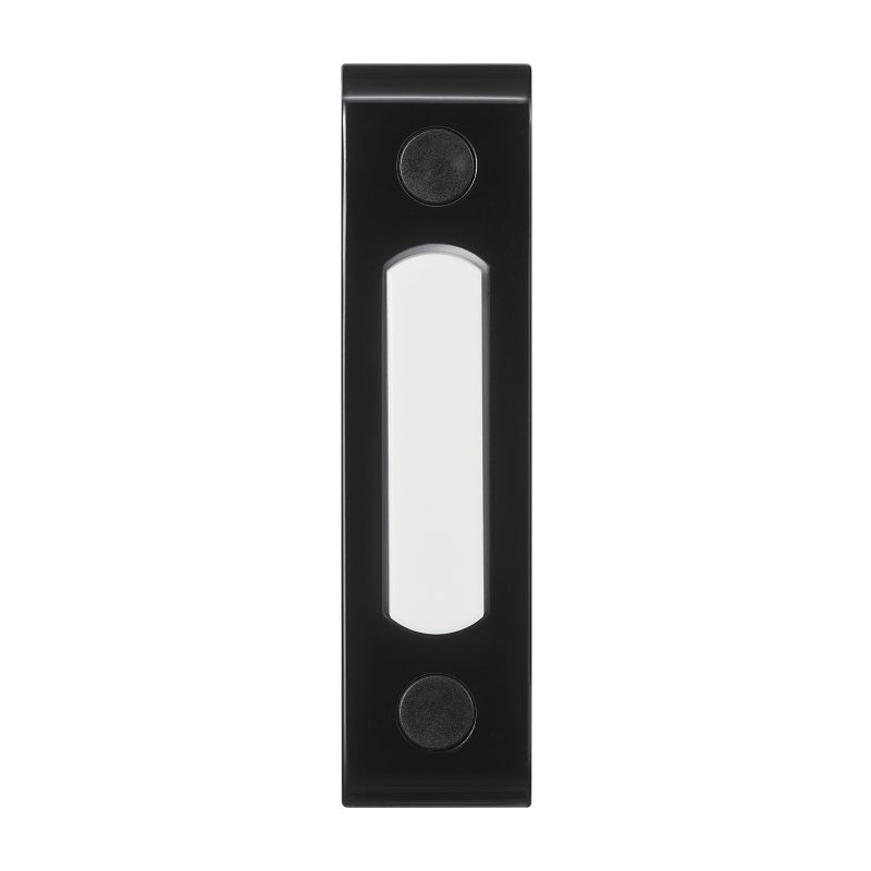 HEATH-ZENITH Heath Zenith 18000216 Pushbutton Doorbell, Wired, Black