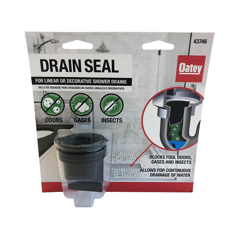 OATEY Oatey 43746 Drain Seal, PVC, Black PLUMBING, HEATING & VENTILATION OATEY