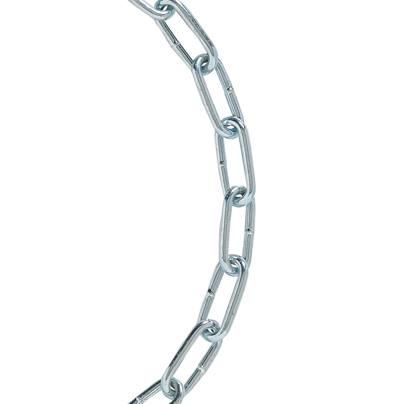 BARON Baron 46186 Straight Link Chain, 2/0, 20 ft L, 520 lb Working Load, Low Carbon Steel HARDWARE & FARM SUPPLIES BARON