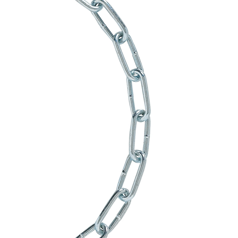 BARON Baron 46187 Straight Link Chain, #4, 10 ft L, Low Carbon Steel, Electro Galvanized/Zinc Plated HARDWARE & FARM SUPPLIES BARON   