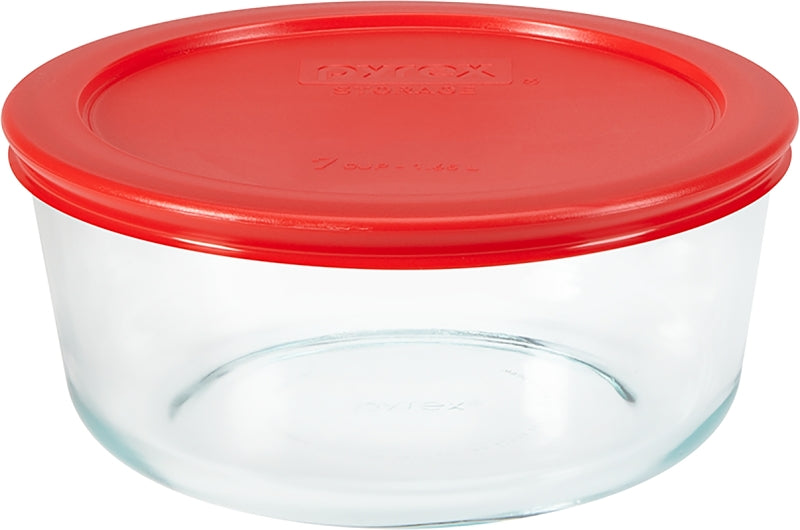 PYREX BOWL STORAGE ROUND GLASS 7CUP HOUSEWARES PYREX