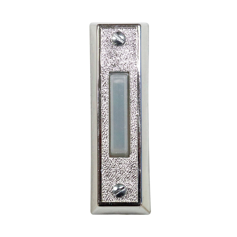 HEATH-ZENITH Heath Zenith 18000094 Pushbutton Doorbell, Plastic, 2-3/4 in L, 3/4 in W, Surface