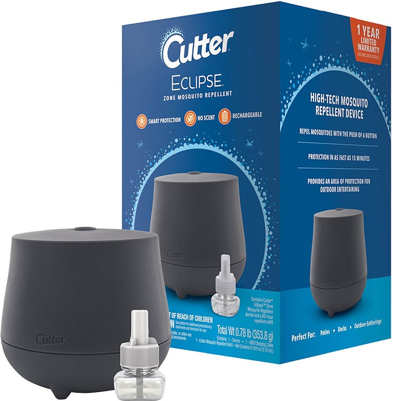CUTTER Cutter Eclipse HG-97030 Mosquito Repellent Device, 50 hr Refill LAWN & GARDEN CUTTER