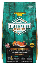 SPORTSMAN'S PRIDE Sportsman's Pride Field Master 10166 Dog Food, Small, Medium, Large Breed, Dry, Salmon, Sweet Potato, 30 lb Bag PET & WILDLIFE SUPPLIES SPORTSMAN'S PRIDE   