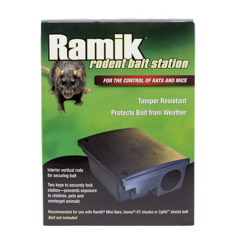 RAMIK STATION BAIT RODENT BLACK HARDWARE & FARM SUPPLIES RAMIK