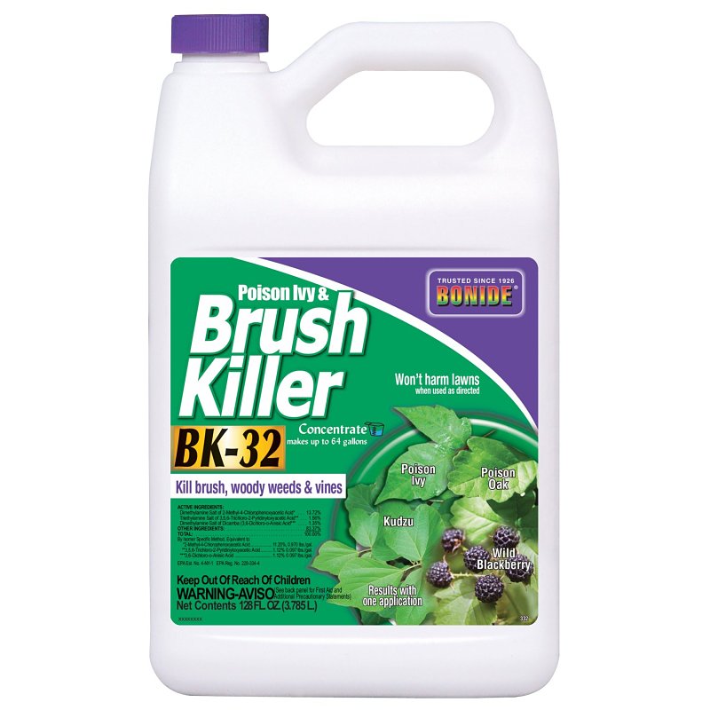 BONIDE Bonide 330-P Concentrated Poison Ivy and Brush Killer, Liquid, Light Yellow, 1 gal LAWN & GARDEN BONIDE