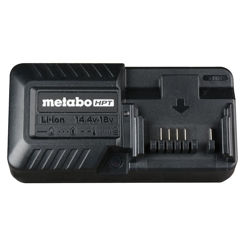 METABO HPT Metabo HPT UC18YKSLM Universal Slide Battery Charger, 14.4 to 18 V, 2 A Charge, 40, 90, 180 min Charge