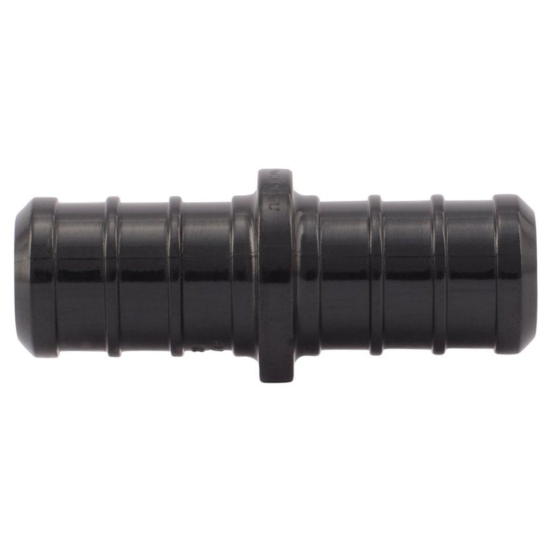 SHARKBITE SharkBite UP008A5 Coupling, 1/2 x 1/2 in, Barb, PEX-B, Polymer, Black, 200 psi Pressure PLUMBING, HEATING & VENTILATION SHARKBITE