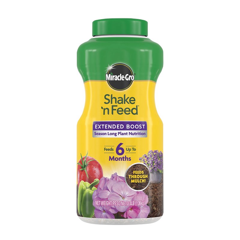 MIRACLE-GRO Miracle-Gro 3020810 Extended Boost Plant Food, 3 lb, Granular, 15-5-10 N-P-K Ratio LAWN & GARDEN MIRACLE-GRO   
