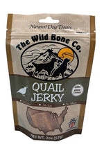 THE WILD BONE CO The Wild Bone Co 1950 Dog Treat, All, Jerky, Quail, 2 oz