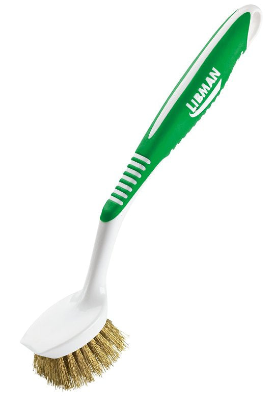 THE LIBMAN COMPANY Libman 47 Pot Brush, Brass Bristle, 10.13 in L CLEANING & JANITORIAL SUPPLIES THE LIBMAN COMPANY