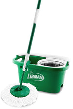 THE LIBMAN COMPANY Libman Tornado 1283 Spin Mop with Bucket, Metal/Microfiber, Green/White
