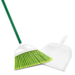 THE LIBMAN COMPANY Libman PETPLUS Series 1680 Angle Broom, 9-1/2 in Sweep Face, 6 in L Trim, Fiber Bristle, Steel