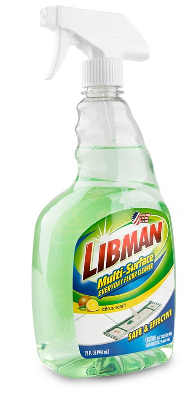 THE LIBMAN COMPANY Libman 2066 Multi-Surface Everyday Floor Cleaner, 32 oz, Liquid, Citrus, Clear CLEANING & JANITORIAL SUPPLIES THE LIBMAN COMPANY