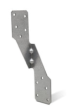 SIMPSON STRONG-TIE Simpson Strong-Tie H2.5AZ Hurricane Tie, 6 in L, 1-3/8 in W, Steel, ZMAX, Fastening Method: Nail