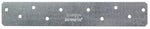 SIMPSON STRONG-TIE Simpson Strong-Tie HRS HRS8 Strap Tie, 8 in L, 1-3/8 in W, Steel, Galvanized, Fastening Method: Nail
