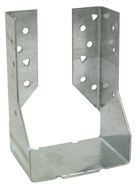 SIMPSON STRONG-TIE Simpson Strong-Tie HUC HUC46 Hanger, 5-3/16 in H, 2-1/2 in D, 3-9/16 in W, 4 x 6 in, Steel, Galvanized