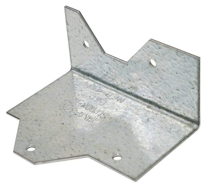 SIMPSON STRONG-TIE Simpson Strong-Tie L L30 Reinforcing Angle, 3 in H, Steel, Galvanized/Zinc