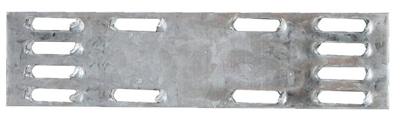 SIMPSON STRONG-TIE Simpson Strong-Tie MP Series MP14 Mending Plate, 4 in L, 1 in W, 20 ga, Steel, Galvanized