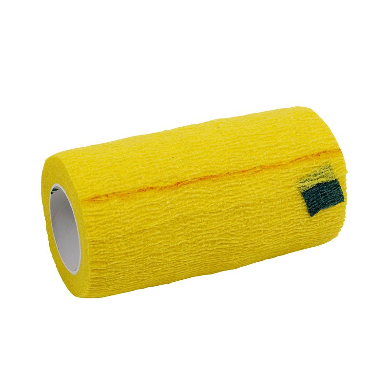 NEOGEN Ideal SyrFlex Series TA3400YEL-E Cohesive Flexible Bandage, 5 yd L, 4 in W, Yellow HARDWARE & FARM SUPPLIES NEOGEN