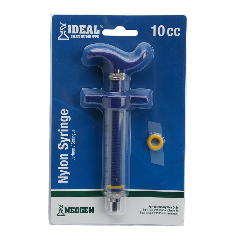 NEOGEN Neogen 9810 Syringe, 10 cc, Nylon, Blue HARDWARE & FARM SUPPLIES NEOGEN