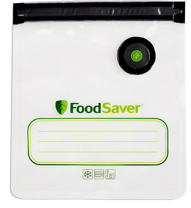 SUNBEAM RIVAL FoodSaver 2144086 Reusable Vacuum Bag, 1 qt, Plastic
