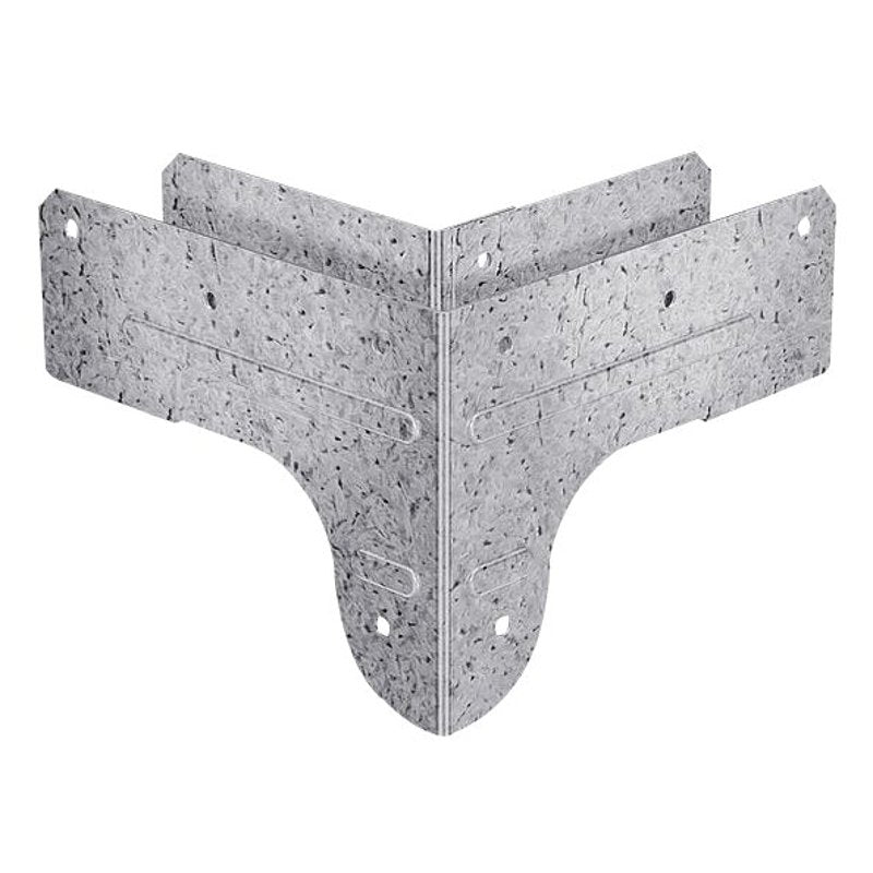 SIMPSON STRONG-TIE Simpson Strong-Tie RTC Series RTC2Z Rigid Tie Connector, 5-1/2 in H x 5-1/2 in W x 4.13 in D Dimensions, 18 ga, Steel