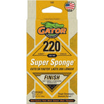 GATOR Gator 7302 Sanding Sponge, 5 in L, 3 in W, 220 Grit, Aluminum Oxide Abrasive, Jumbo Size PAINT GATOR