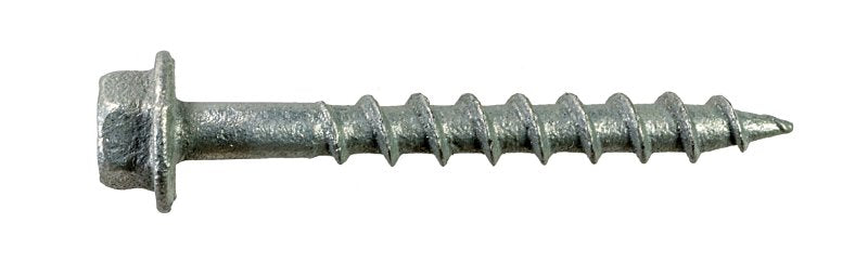 SIMPSON STRONG-TIE Simpson Strong-Tie Strong-Drive SD SD9212R100-R Connector Screw, #9 Thread, 2-1/2 in L, Serrated Thread, Hex Head