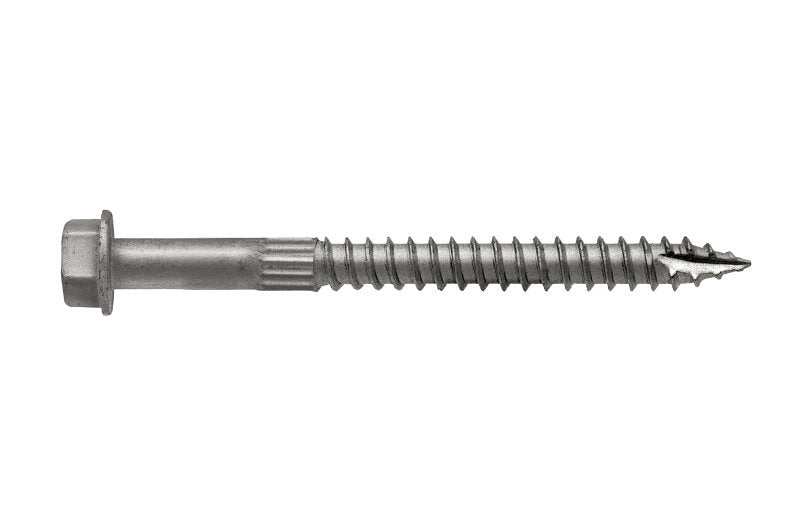 SIMPSON STRONG-TIE Simpson Strong-Tie Strong-Drive SDS SDS25300MB Connector Screw, 3 in L, Serrated Thread, Hex Head, Hex Drive, Steel