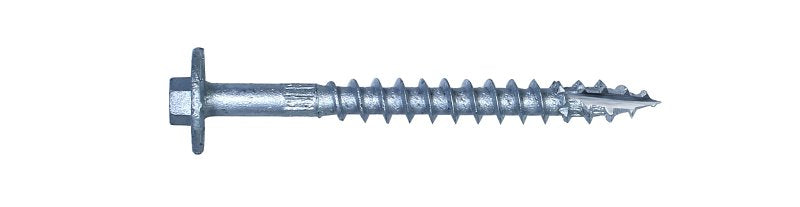SIMPSON STRONG-TIE Simpson Strong-Tie Strong-Drive SDWH27400G-RP1 Screw, 4 in L, Serrated Thread, Large Washer Head, Hex Drive, Steel HARDWARE & FARM SUPPLIES SIMPSON STRONG-TIE