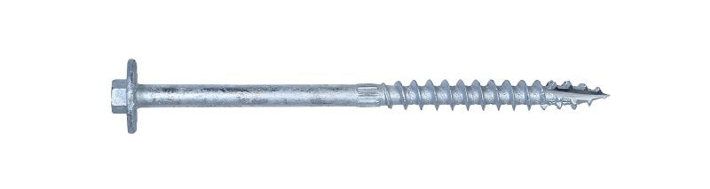 SIMPSON STRONG-TIE Simpson Strong-Tie Strong-Drive SDWH27600G-RP1 Screw, 6 in L, Serrated Thread, Large Washer Head, Hex Drive, Steel HARDWARE & FARM SUPPLIES SIMPSON STRONG-TIE