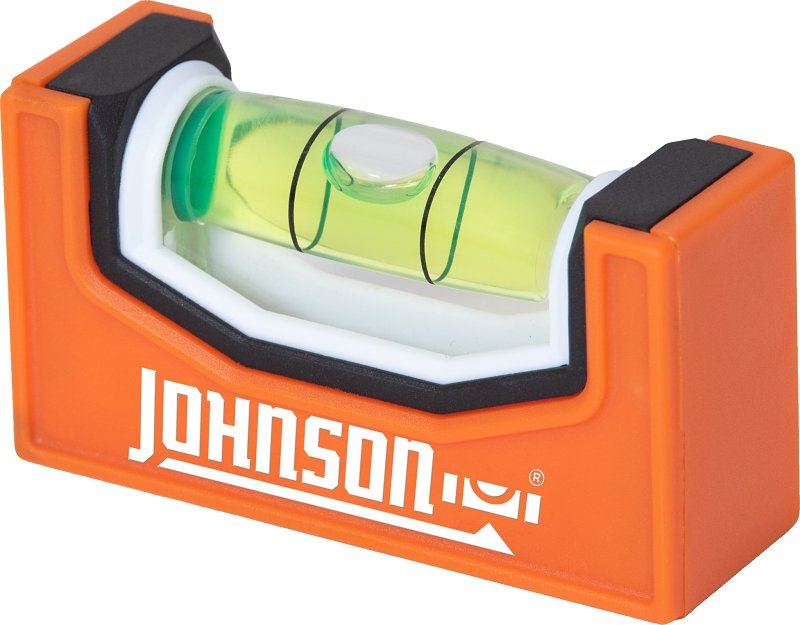 HULTAFORS Johnson 1721P Pocket Level, 1-Vial, Magnetic, Plastic, Orange TOOLS HULTAFORS