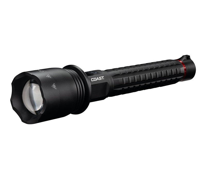COAST Coast XP40R Rechargeable Dual Power Flashlight, Flood Beam, 15 hr Low, 7 hr Medium, 3 hr High, 36 hr Moon Glow Run Time ELECTRICAL COAST