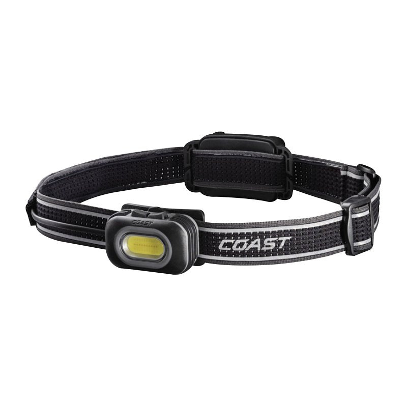 COAST Coast RL10R Rechargeable Headlight, LED Lamp, 13 Lumens Low, 600 Lumens High, 750 Lumens Turbo, 28 hr Low, 2 hr High Run Time ELECTRICAL COAST
