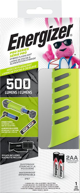 ENERGIZER BATTERY Energizer ENYPHH21 Handheld Flashlight, AA Battery, Alkaline, Lithium-Ion Battery, LED Lamp, 500 Lumens, Focussed Beam ELECTRICAL ENERGIZER BATTERY