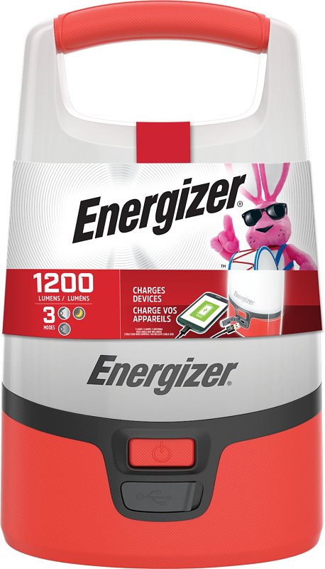 ENERGIZER BATTERY Energizer ENALU451E Lantern, LED Lamp, Plastic, Red/White ELECTRICAL ENERGIZER BATTERY